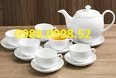 Ấm trà in logo, tên thương hiệu làm quà tặng khách hàng tại Phú Yên