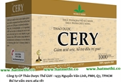 CERY - thảo dược số 1 điều trị bệnh gút & viêm thấp khớp