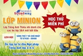 ĐĂNG KÝ HỌC THỬ MIỄN PHÍ LỚP MINION 