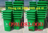  Hạ giá cuối năm thùng rác nhựa- xả kho thùng rác 120 lít 240 lít giá rẻ