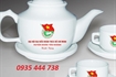 In bộ ấm trà sứ Bát tràng đẹp, chất lượng tại Đà Nẵng